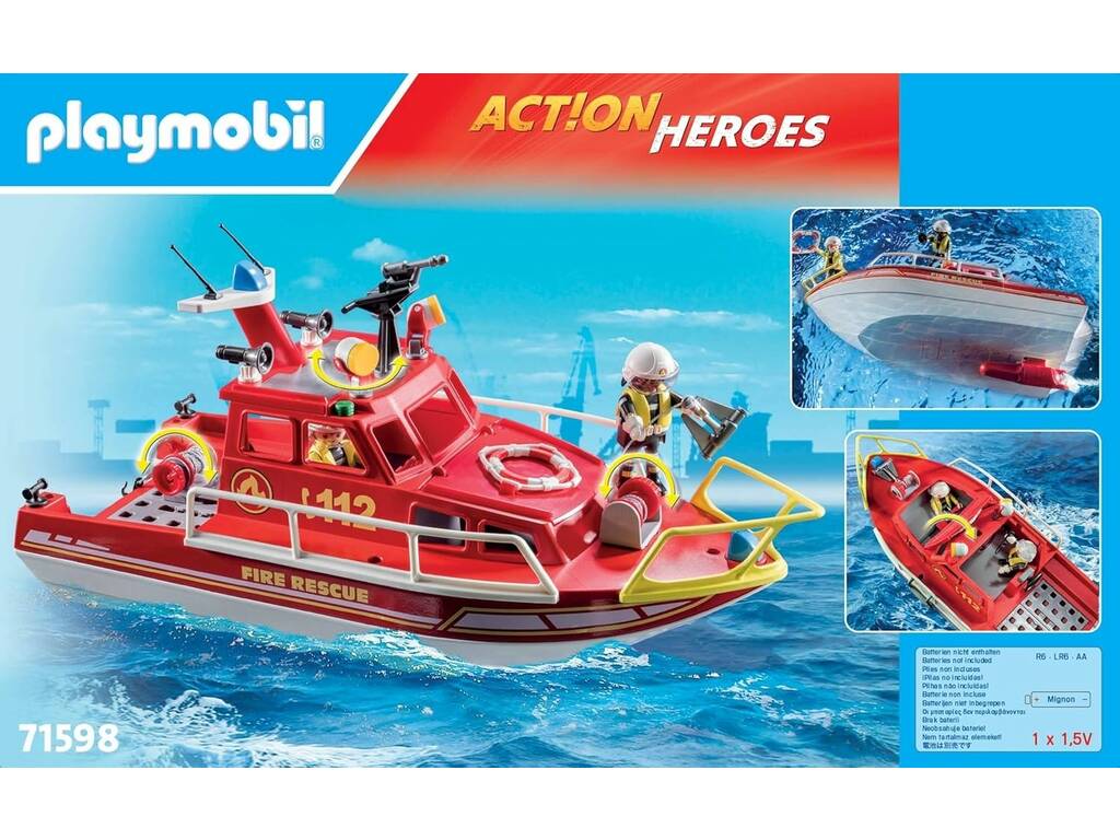 Playmobil Action Heroes Barco de Rescate 71598