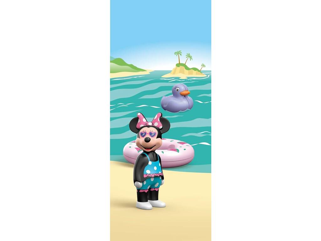 Playmobil Junior Aqua Disney Il Viaggio in Spiaggia di Minnie Mouse