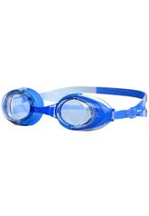 Lunettes de natation bleues pour enfants avec antibue et protection UV