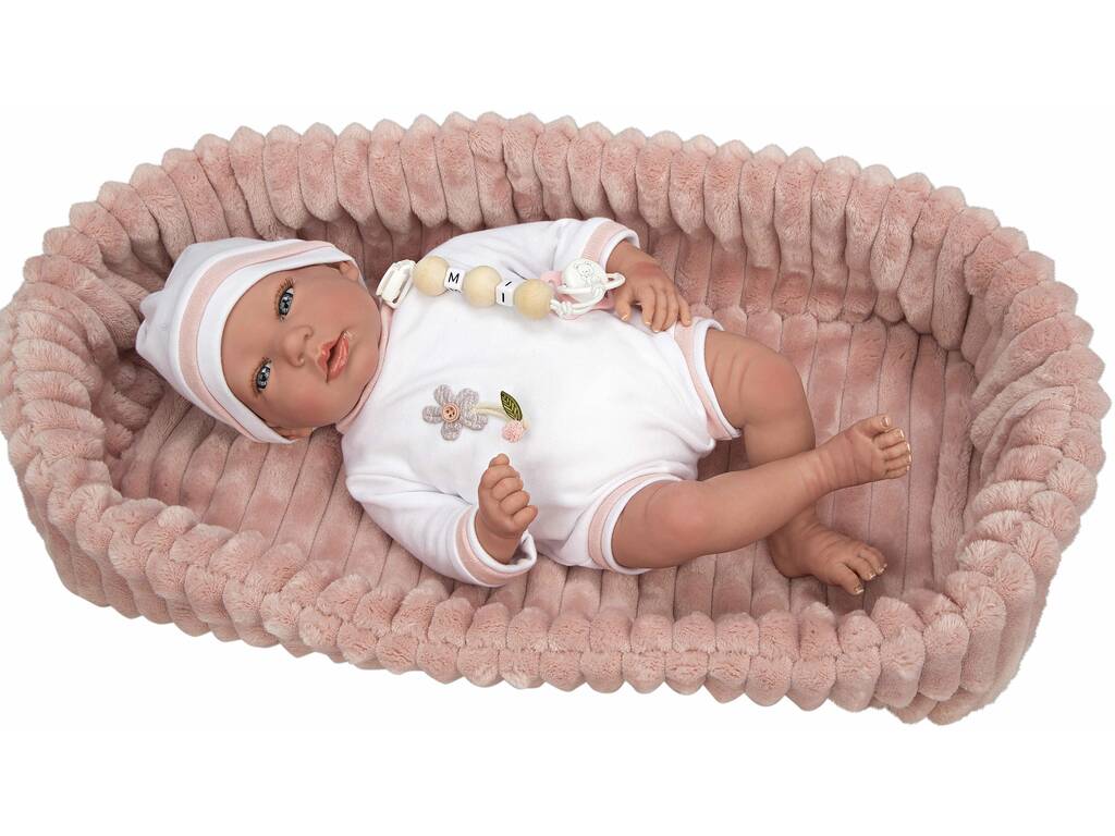 Lola Reborn Baby Doll 40 cm. avec nacelle Arias 98110