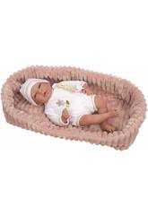 Lola Reborn Baby Puppe 40 cm. mit Tragetasche Arias 98110