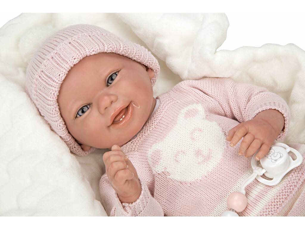 Reborn-Babypuppe Adriana 40 cm mit Decke von Arias 98149