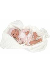 Mueca Beb Reborn 40 cm. Adriana Rosa con Manta Arias 98149