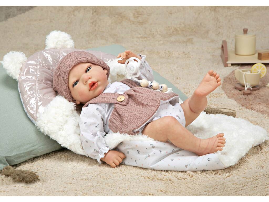 Reborn Puppe 40 cm Sandra Rosa mit Decke Arias 98160