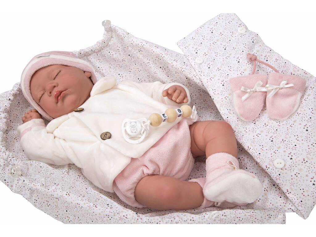 Reborn Baby Macarena 45 cm mit Schlafsack von Arias 98116