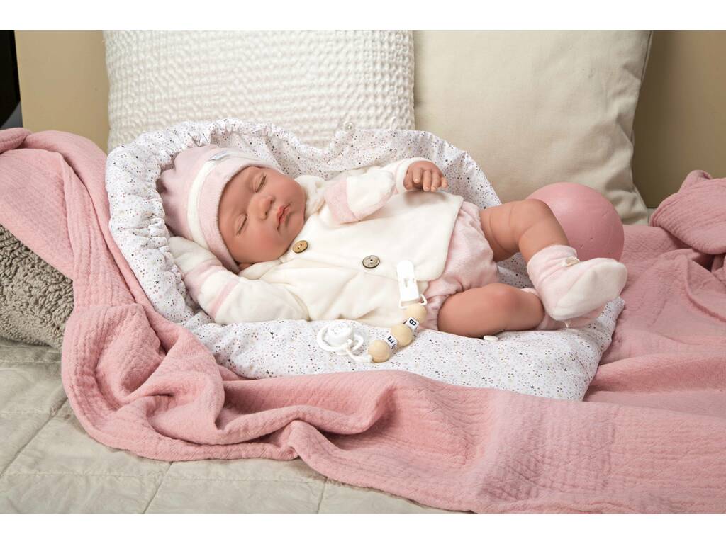 Reborn Baby Macarena 45 cm mit Schlafsack von Arias 98116