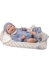 Boneco Beb Reborn 45 cm. Daniel com Saco de Dormir Arias 98117