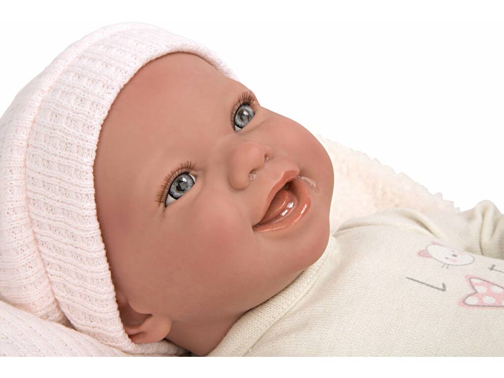 Reborn-Babypuppe Viviane 45 cm mit Decke und Plüschtier von Arias 98147