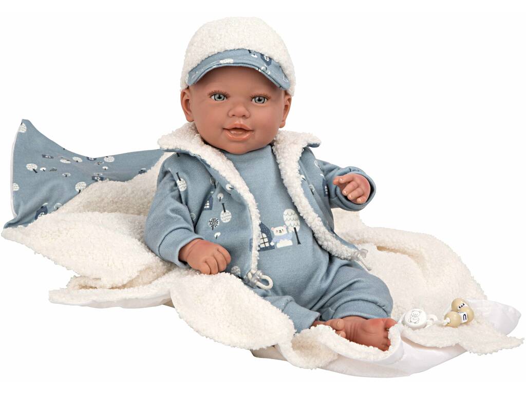 Reborn-Babypuppe Bruno 45 cm mit Decke von Arias 98150