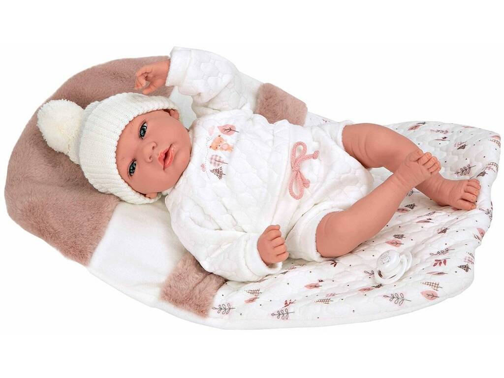 Muñeca Bebé Elegance Andie Rosa 40 cm. con Saquito Arias 60821