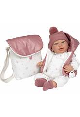 Mueca Beb Elegance Adi Rosa 45 cm. con Mochila Arias 65376