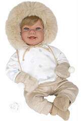 Puppe Baby Elegance Zoe Beige 45 cm mit Fäustlingen Arias 65379