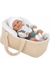 Elegance Babyto Puppe grn 33 cm. mit Tragetasche von Arias 60730