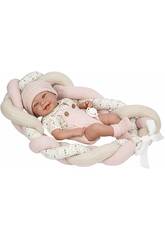 Babypuppe Elegance Zoe Rosa 42 cm mit Kissen von Arias 65373