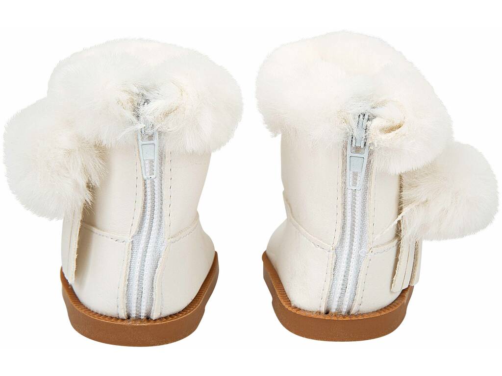 Set Botas Blancas con Pelo para Muñeca 40 cm. Arias 6384