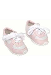 Set Rosa und Weie Sneakers fr 40 cm Puppe von Arias 6386