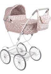 Chariot de poupe fantaisie avec capuche et sac Arias 40870