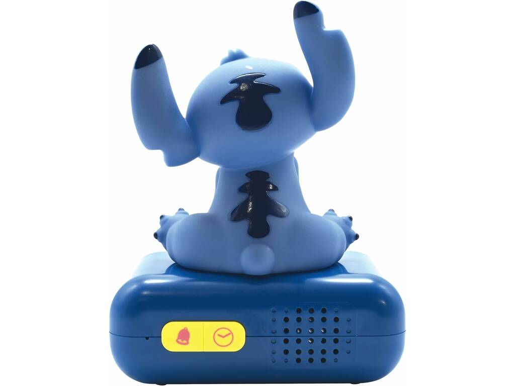 Disney Classics Reloj Despertador Digital Stitch 3D con Luz y Sonidos Lexibook RL800D