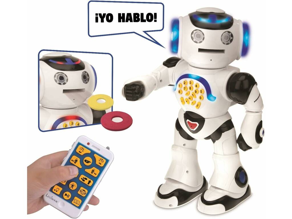 Il mio primo robot da intrattenimento educativo Power Man di Lexibook ROB50ES