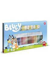 Set de tampons et marqueurs Bluey Multiprint 57120