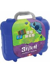 Stitch Valigetta con timbri e matite colorate Multiprint 42134