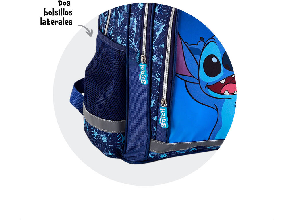 Stitch Mochila Duplo Compartimento Adaptável a Carrinho de Toybags T434-134