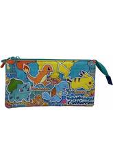 Pokmon Trousse  crayons Triple Urban Colours CYP PK-393-PK