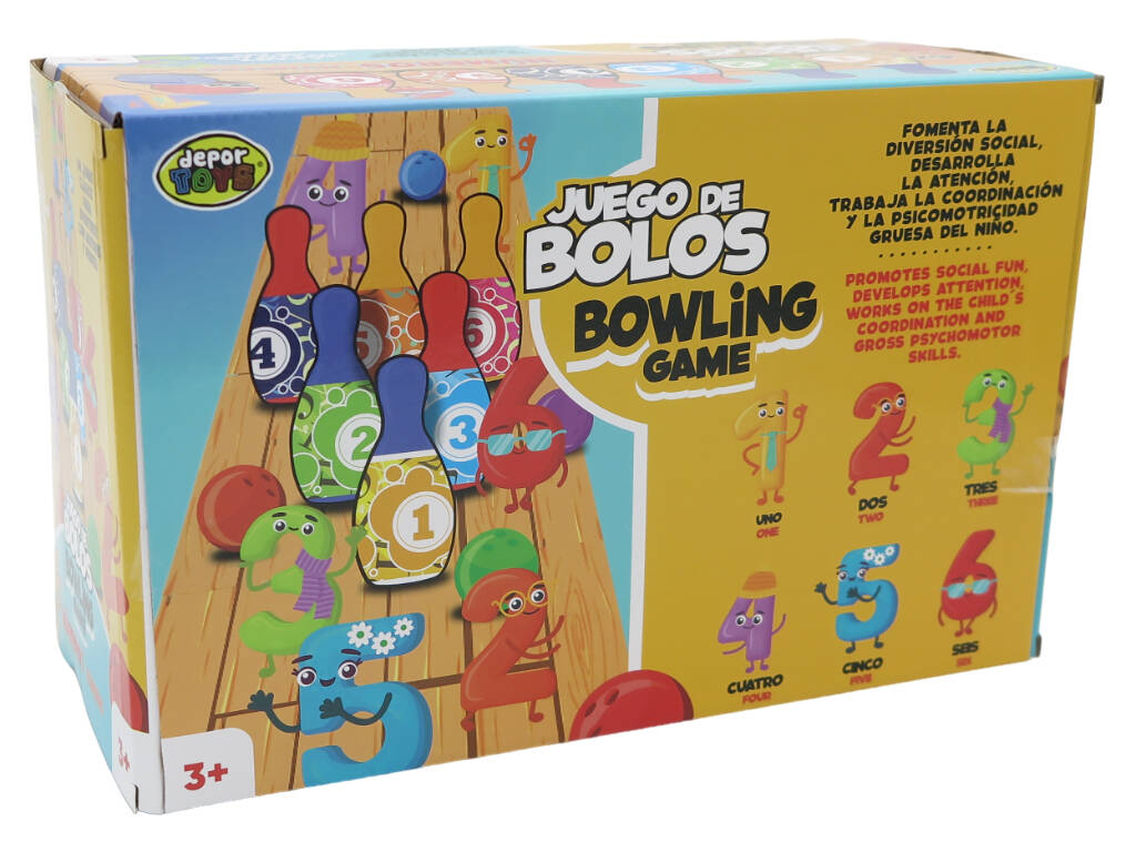 Zahlen-Bowling-Set