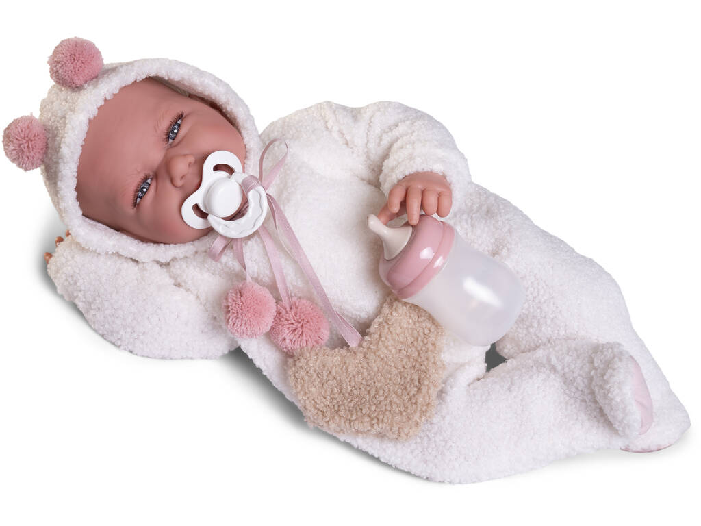 Puppe Baby Carla Neugeborenes von 42 cm mit echtem Gewicht Antonio Juan 33369