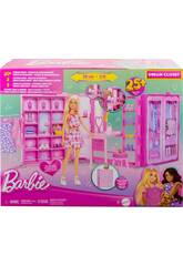 Poupe Barbie Dream Closet, set et accessoires par Mattel HXD58