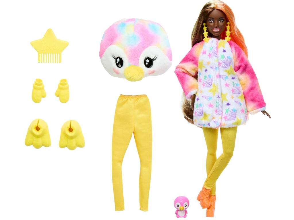 Barbie Cutie Reveal Sogni Colorati Pinguino di Mattel HRK40