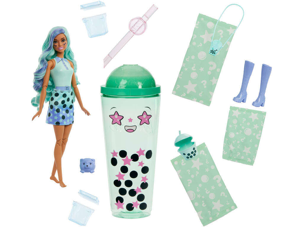 Barbie Pop Reveal Bubble Tea Series Green Mattel HTJ21