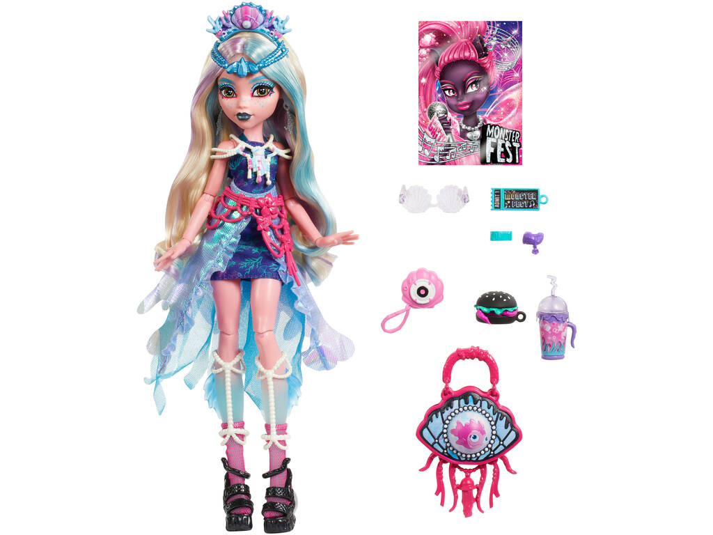 Monster High Monster Fest Lagoona Blue Puppe von Mattel HXH82