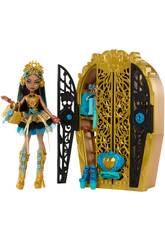 Monster High Skulltimate Secrets Poupe Cleo De Nile avec armoire Mattel HXH86