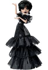 Monster High Wednesday Boneca Quarta-Feira com Vestido do Baile Rave'n Mattel HXJ03