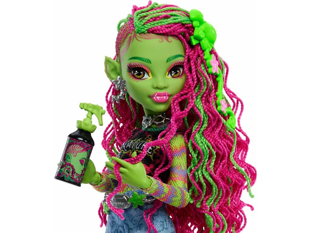 Monster High Muñeca Venus McFlytrap con Chewlian HRP81