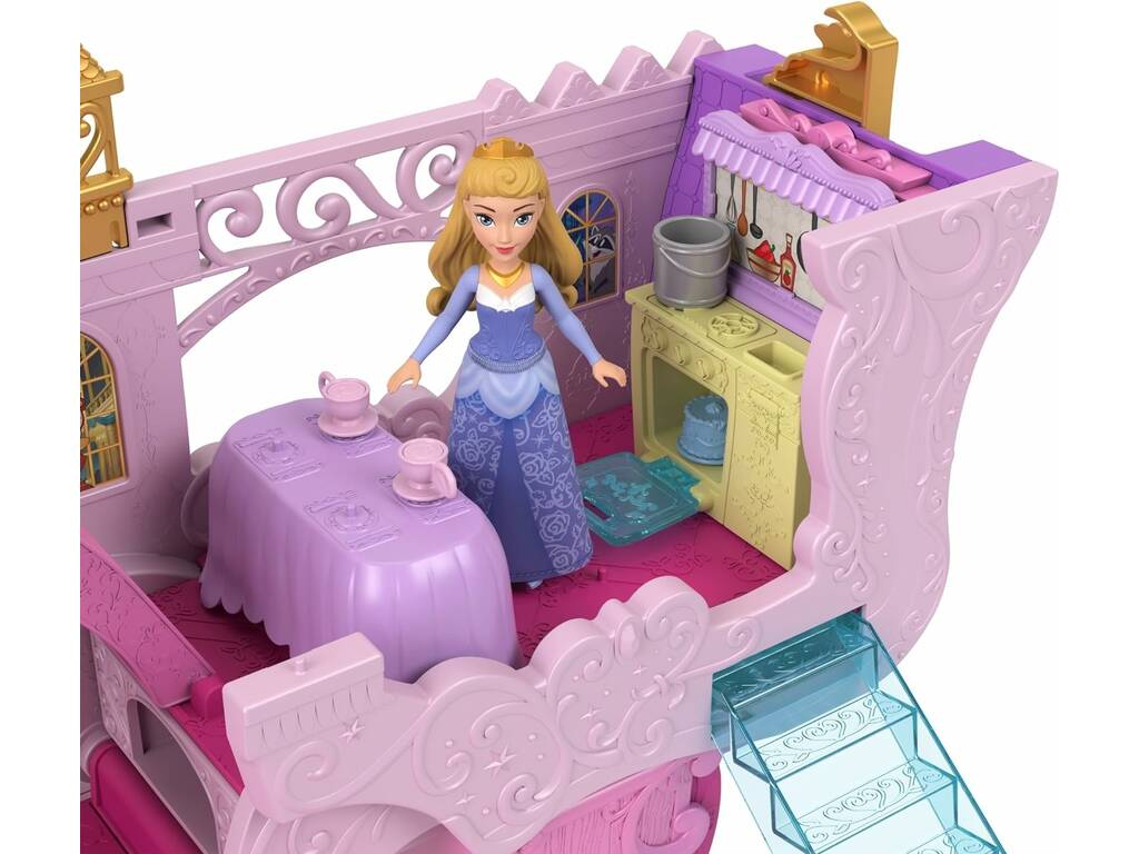 Princesas Disney set de juego carruaje y castillo de Mattel HWX17