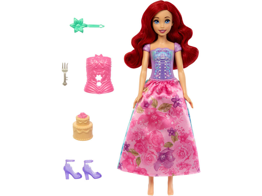 Disney Princesse Ariel Poupée Spin And Reveal Mattel HTV88