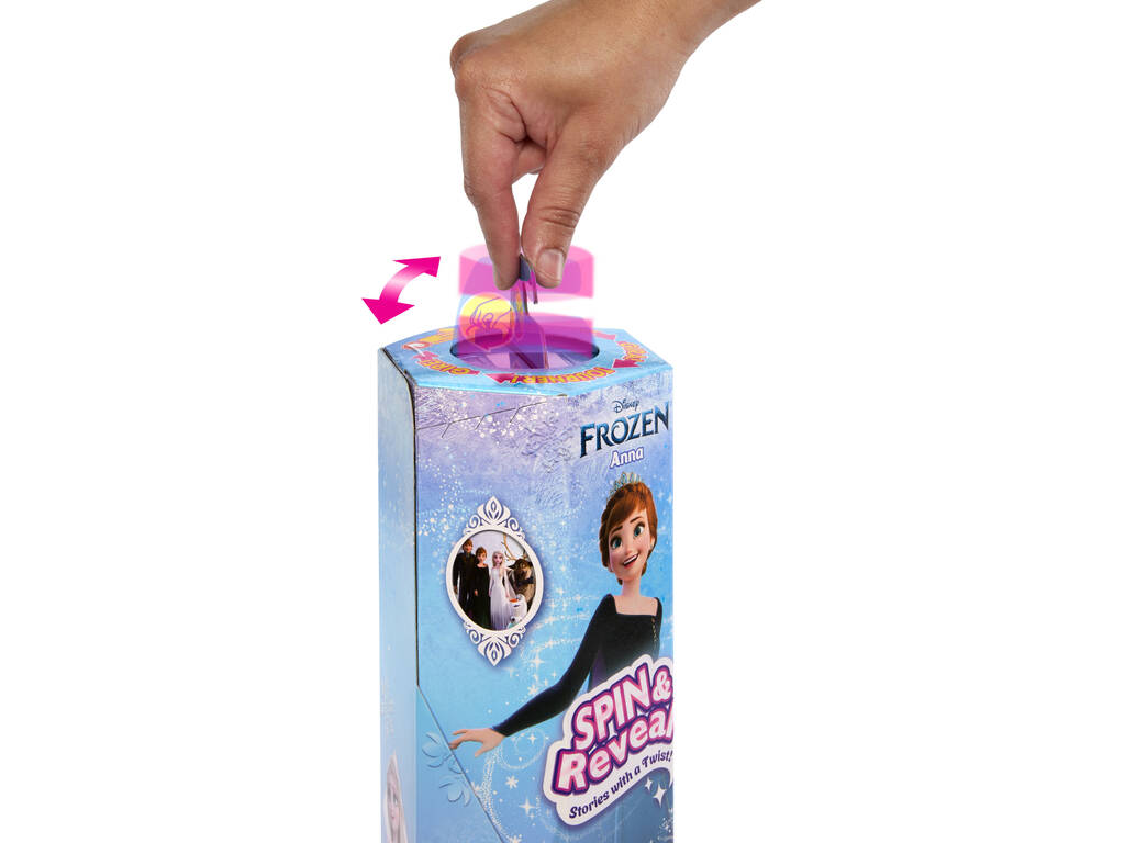 Frozen Boneca Anna Spin And Reveal Mattel HXD27