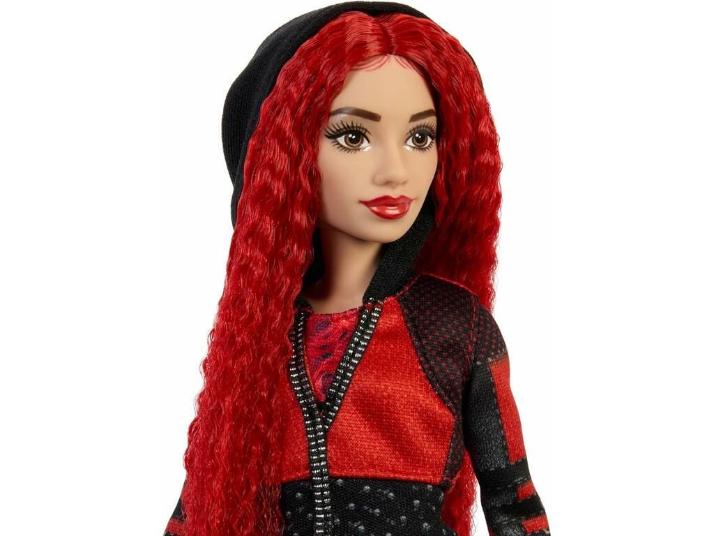 Descendants L'ascension de la poupée rouge Cantarina rouge Mattel HWT96