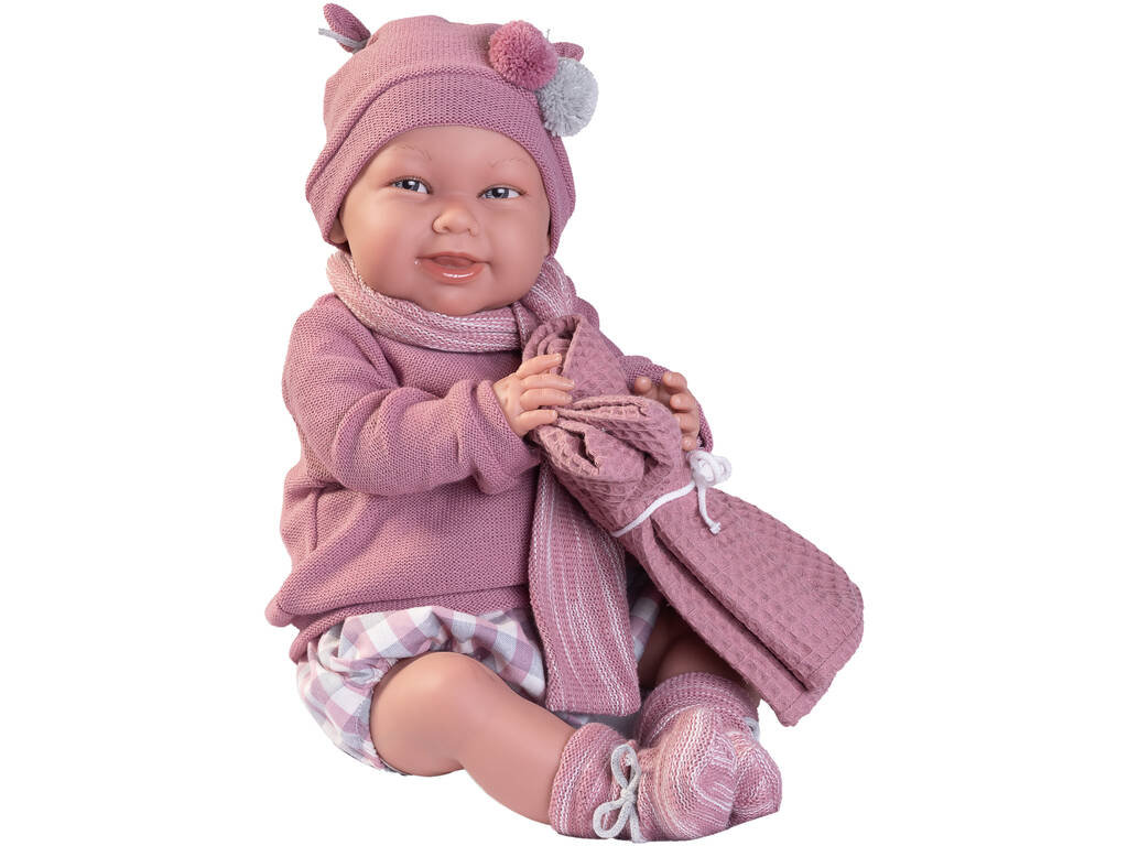 Baby Doll My First Reborn Martina 52 cm avec couverture Antonio Juan 81387