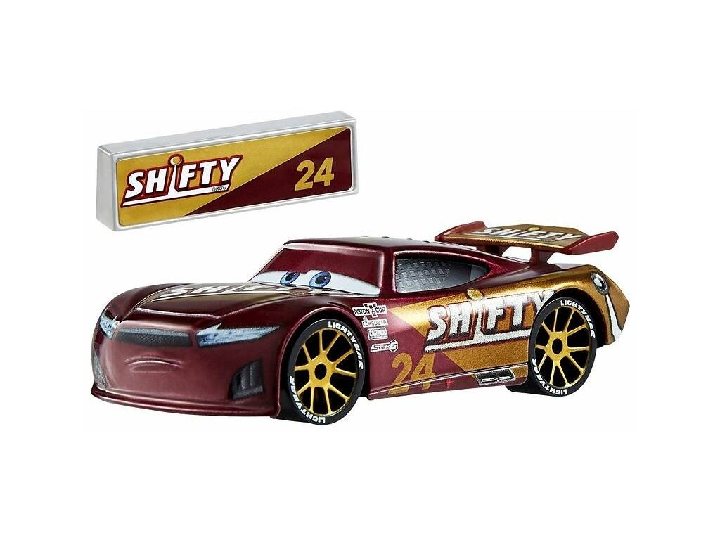 Cars Nascar Coche Metálico con Panel Mattel HYB65