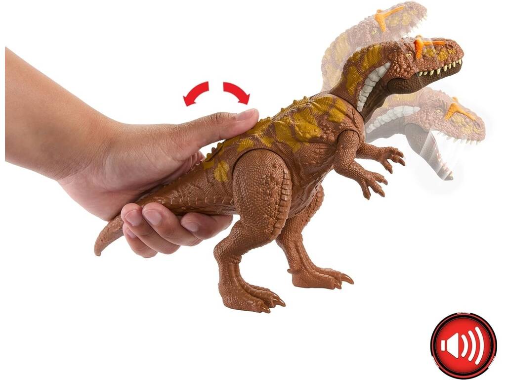 Jurassic World Rugido Selvagem Figura Megalosaurus Mattel HTK73