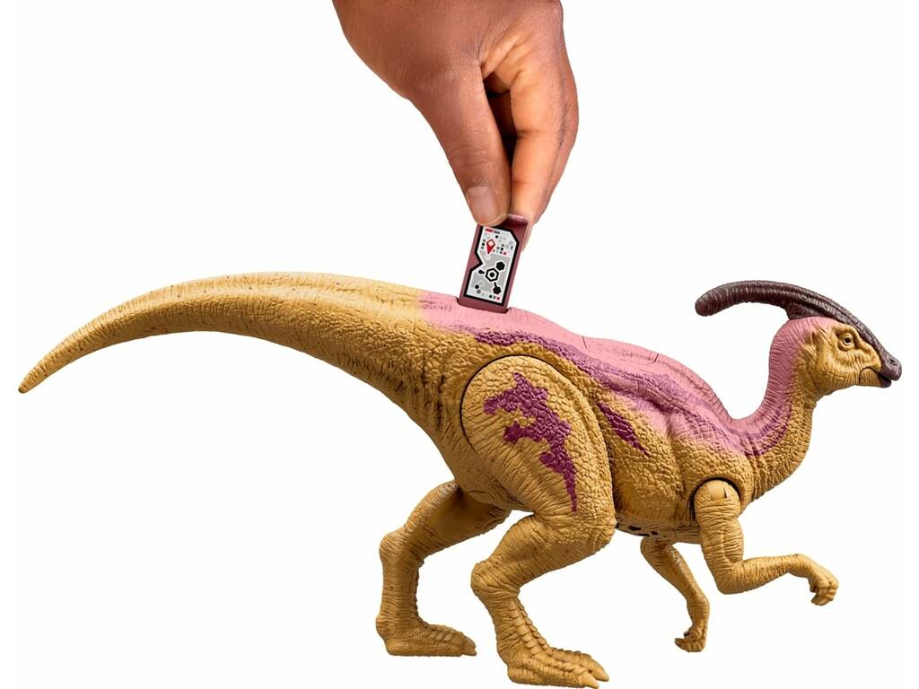 Jurassic World Chaos Theory Figura Parasaurolophus Ruggito Selvaggio Mattel HTK75