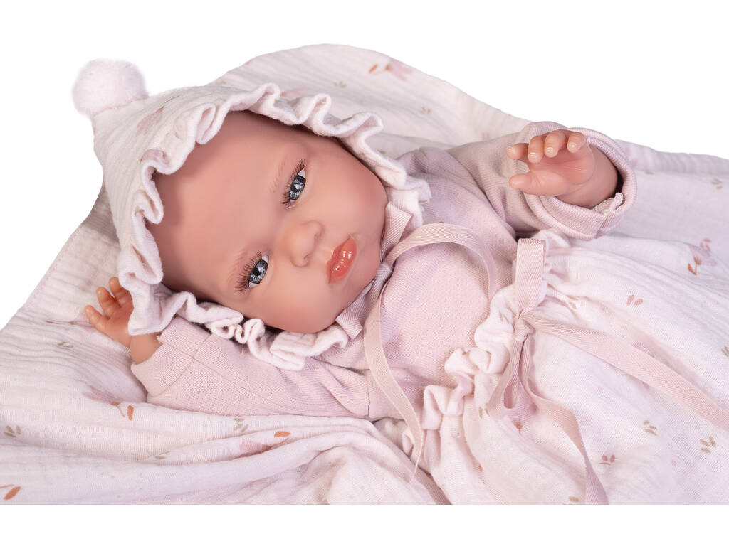 My Little Reborn Baby Doll Tufi 33 cm avec jupe Antonio Juan 82310