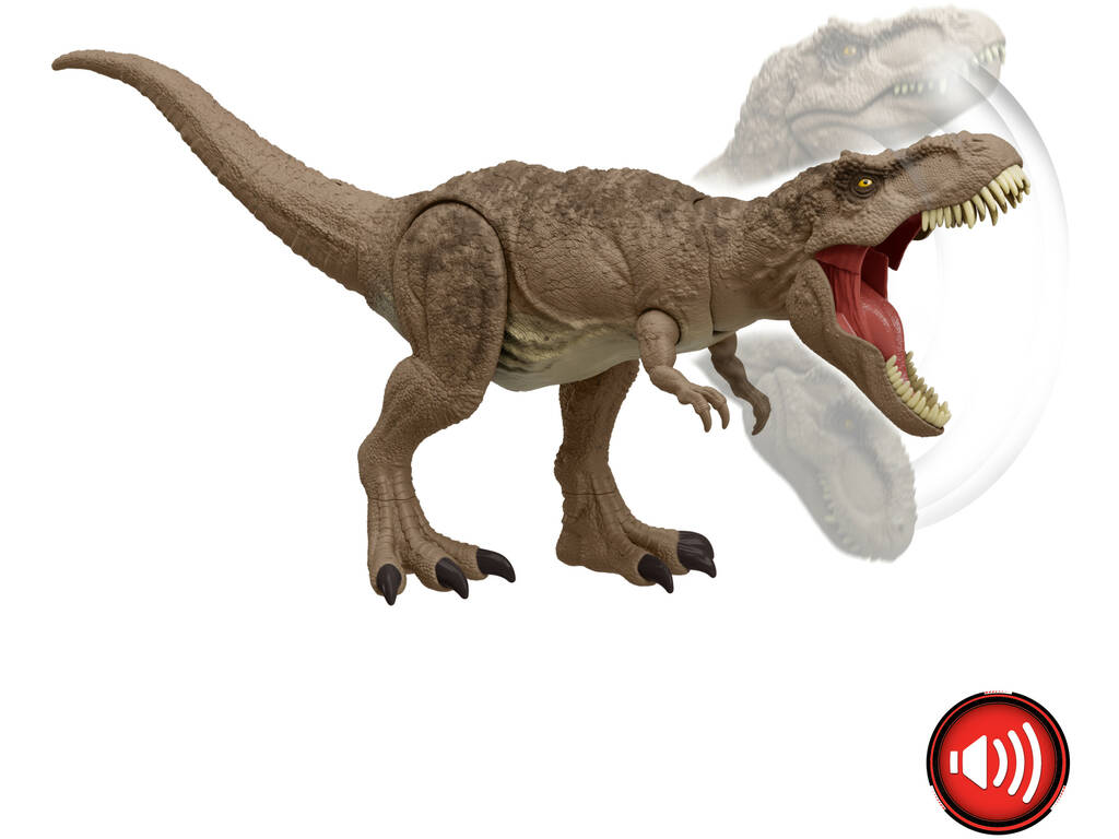 Jurassic World Chaos Theory Figura Tyrannosaurus Rex con Sonidos y Movimiento Mattel HXF53