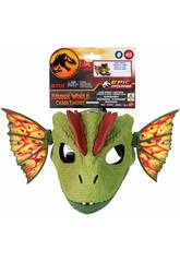 Jurassic World Chaos Theory Giftmaske Dilophosaurus Giftabschuss Mattel HXF55