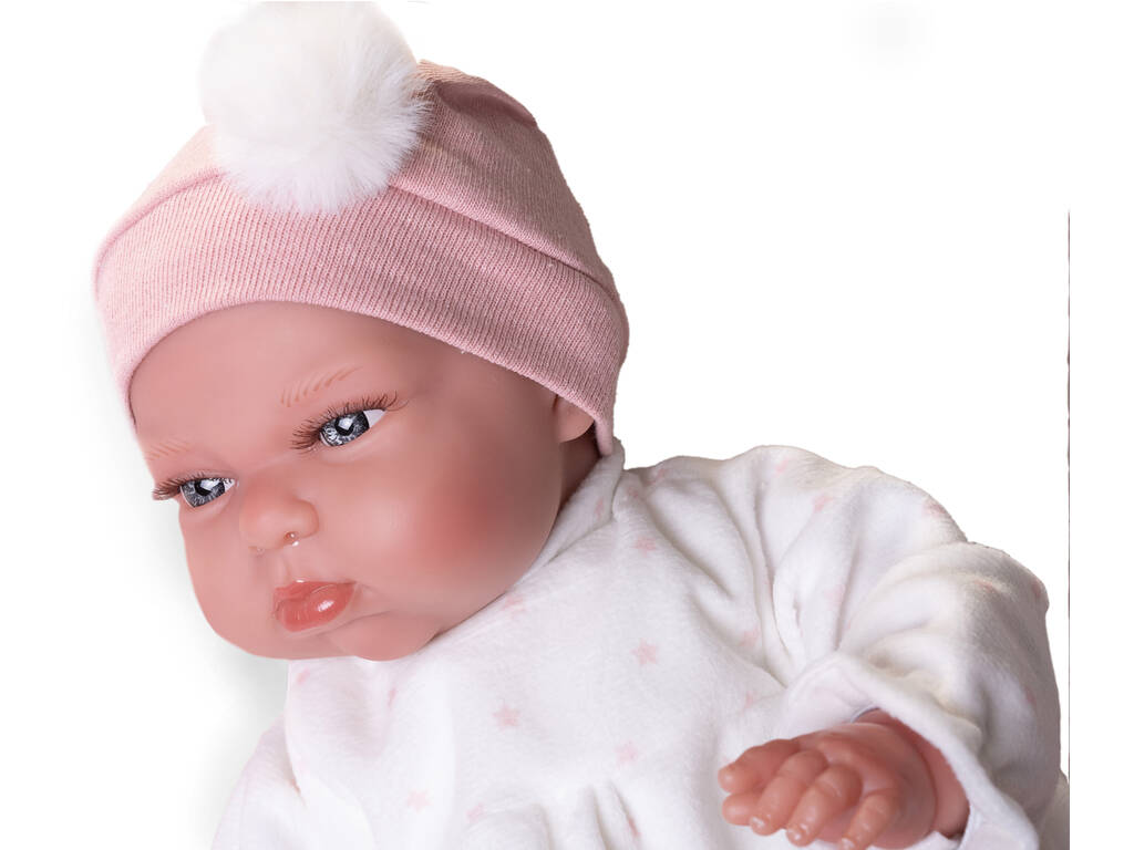 My Little Reborn Baby Doll Tufi 33 cm avec couverture Antonio Juan 82311