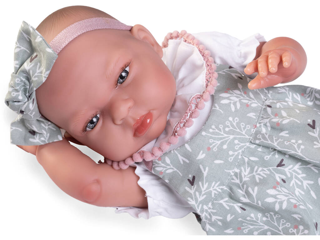 My Little Reborn Baby Doll Tufi 33 cm avec sac Antonio Juan 82312