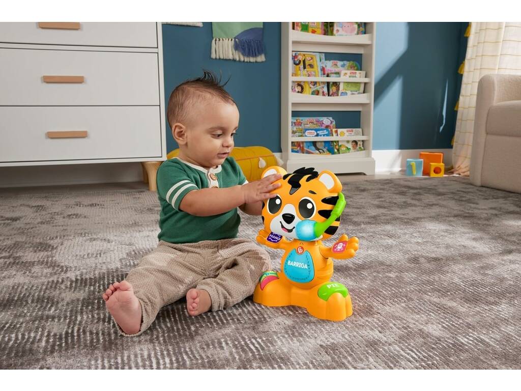 Fisher Price Banda Animal Tin El Tigre